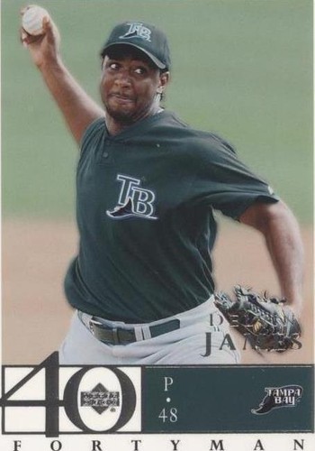 2003 Upper Deck 40 Man - Delvin James #98