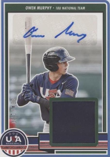 2023 Panini USA Baseball Stars & Stripes - Owen Murphy #SM-OM