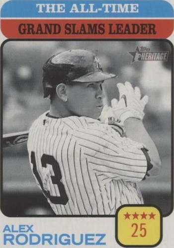 2022 Topps Heritage - Alex Rodriguez #478