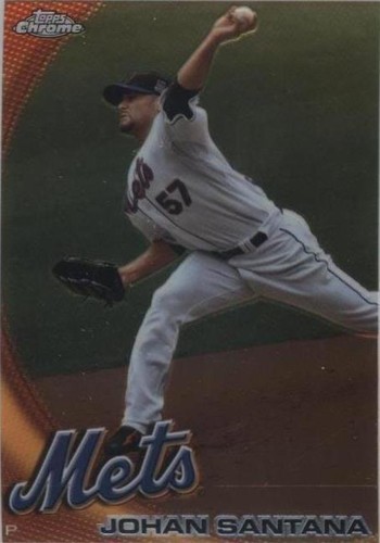 2010 Topps Chrome - Johan Santana #120
