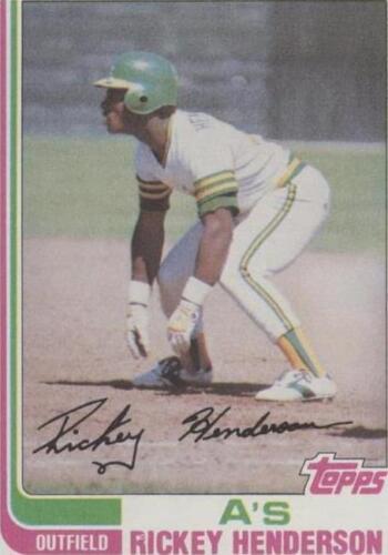 その他 Rickey Henderson RC 1980 Topps #482 PSA7 Amazon.com: Rickey Henderson Graded PSA 7 NM (Baseball Card