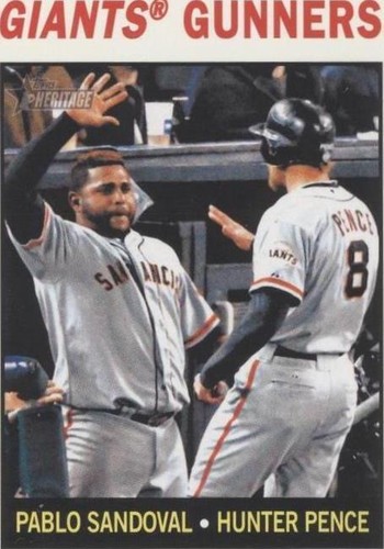2013 Topps Heritage - Hunter Pence Pablo Sandoval #306
