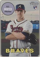 2018 Topps Heritage High Number - A.J. Minter #669