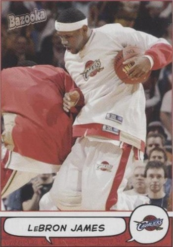 LEBRON JAMES 03-04 Topps Bazooka #276 RC ROOKIE ! CAVALIERS ! | eBay