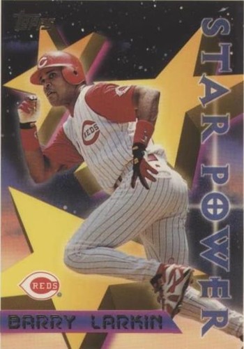 1996 Topps #6 Barry Larkin Power Boosters Cincinnati Reds | eBay