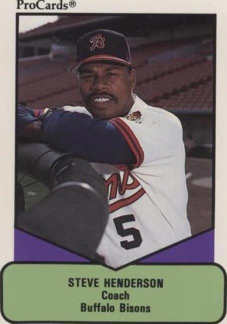 1990 ProCards AAA Future Stars - Steve Henderson #506