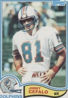 1982 Topps Jimmy Cefalo #128