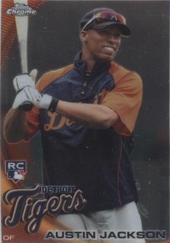 2010 Topps Chrome - Austin Jackson #177
