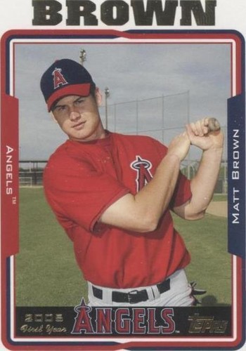 2005 Topps Updates & Highlights - Matthew Brown #UH309