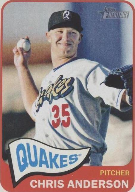 2014 Topps Heritage Minor League Edition - Chris Anderson #127