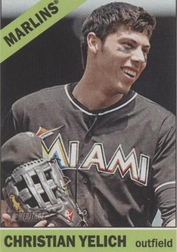 2015 Topps Heritage - Christian Yelich #486