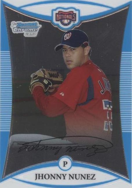 2008 Bowman Chrome - Jhonny Nunez #BCP202