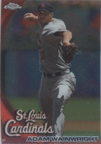 2010 Topps Chrome - Adam Wainwright #43