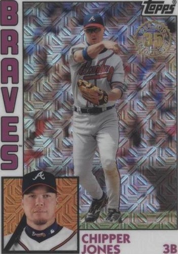 2019 Topps Silver Pack Series 2 - Chipper Jones #T84-10