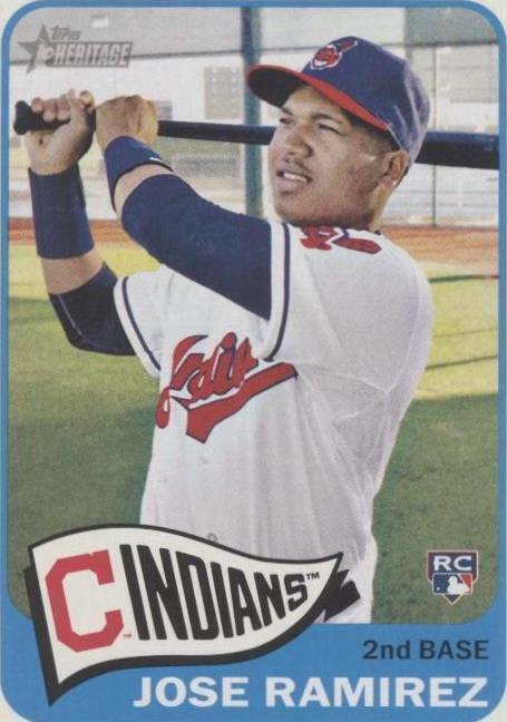 2014 Topps Heritage High Number - Jose Ramirez #H590