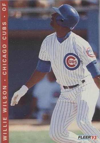 1993 Fleer Final Edition - Willie Wilson #F-13