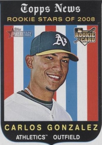 2008 Topps Heritage High Number - Carlos Gonzalez #578