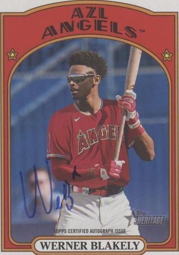 2021 Topps Heritage Minor League Edition - Werner Blakely #ROA-WB