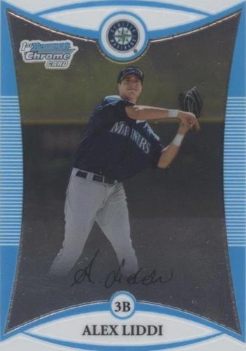 2008 Bowman Chrome - Alex Liddi #BCP63