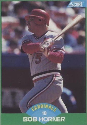 1989 Score - Bob Horner #68
