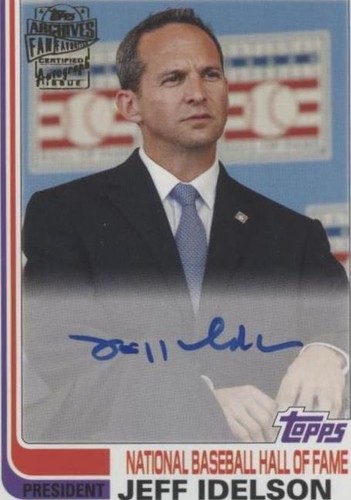 2019 Topps Archives - Jeff Idelson #FFA-JI