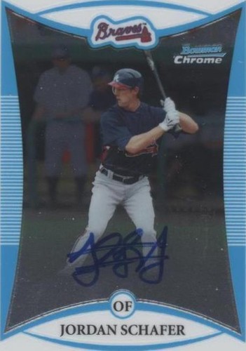 2008 Bowman Chrome - Jordan Schafer #BCP247