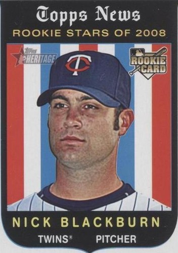 2008 Topps Heritage High Number - Nick Blackburn #593