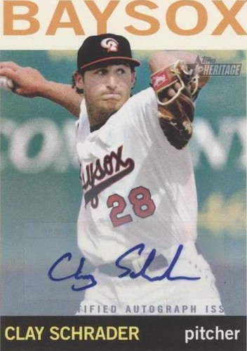2013 Topps Heritage Minor League Edition - Clay Schrader #ROA-CS