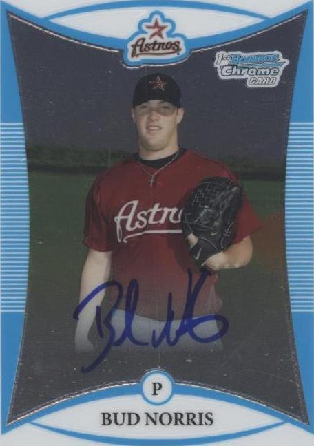 2008 Bowman Chrome - Bud Norris #BCP272