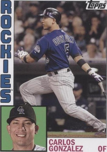 2012 Topps Archives - Carlos Gonzalez #157