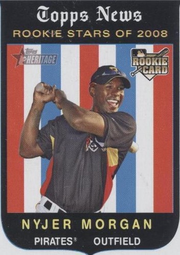 2008 Topps Heritage - Nyjer Morgan #136