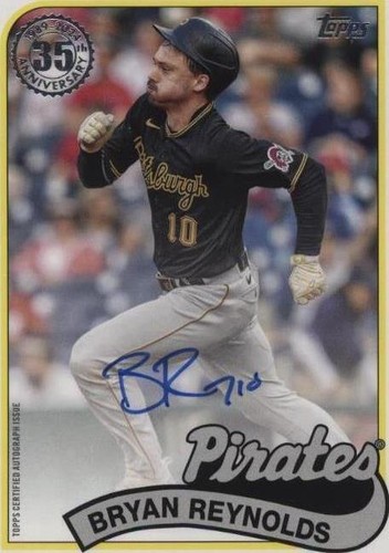 2) 2024 Topps Chrome Black Bryan Reynolds Auto Gold /50