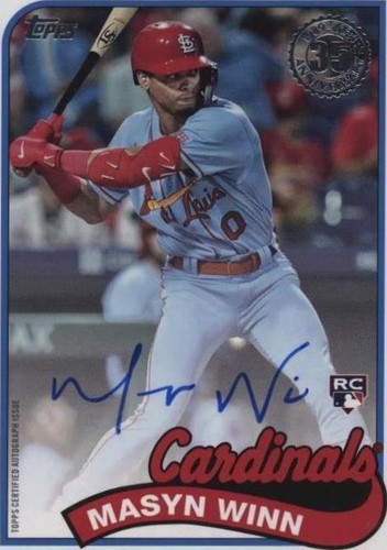 2024 Topps Series 1 - Masyn Winn #89BA-MW
