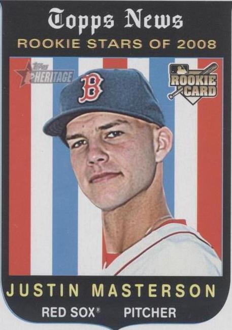 Topps Heritage High Number 2008 - Justin Masterson #545