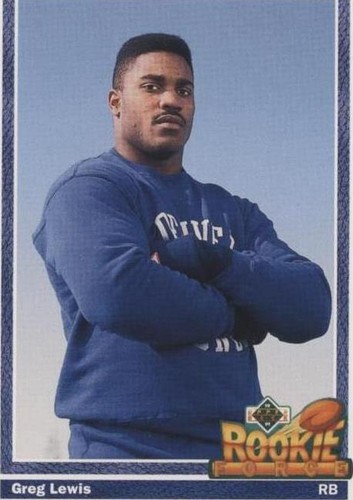 1991 Upper Deck Greg Lewis #612