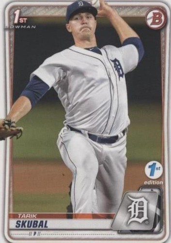 お歳暮ならオンライン 2020 RC #99 Stadium + #108 1st Chrome Bowman Skubal Tarik スポーツ選手
