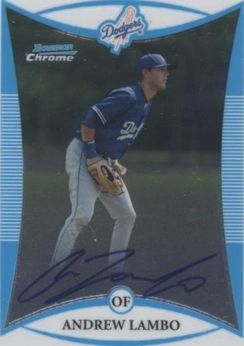 2008 Bowman Chrome - Andrew Lambo #BCP267