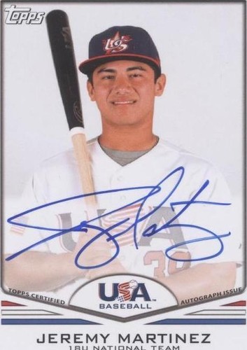 2011 Topps USA Baseball Team - Jeremy Martinez #USA-A57