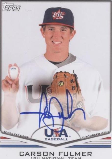 Equipo de béisbol Topps USA 2011 - Carson Fulmer #USA-A50