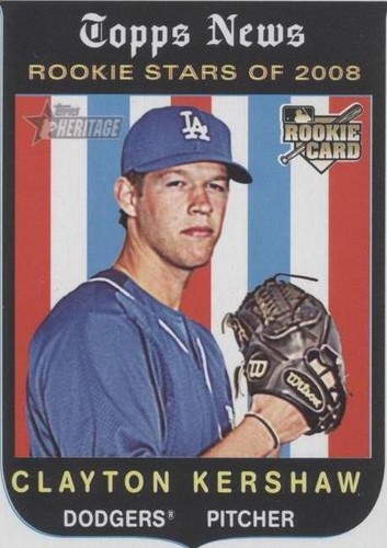 2008 Topps Heritage - Clayton Kershaw #595