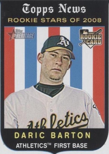 2008 Topps Heritage - Daric Barton #117