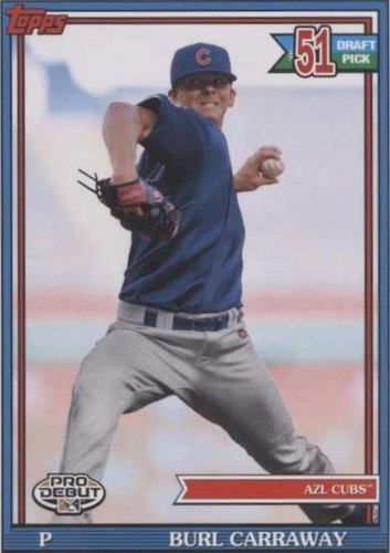 2021 Topps Pro Debut - Burl Carraway #PD-191