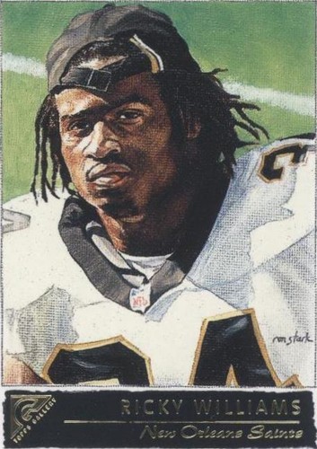 2001 Topps Gallery Ricky Williams #48