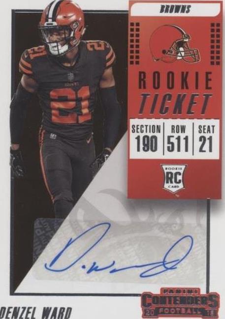 2018 Panini Contenders Denzel Ward #245