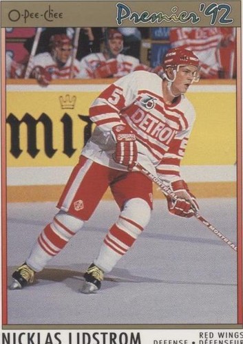 1991-92 O-Pee-Chee Premier - Nicklas Lidstrom #117