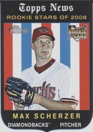 2008 Topps Heritage High Number - Max Scherzer #519