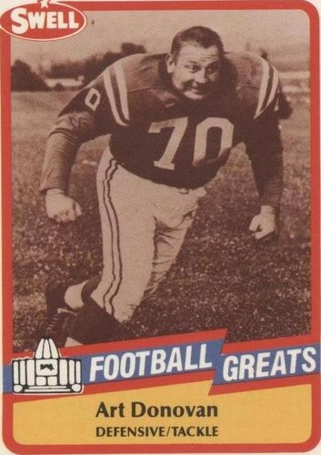 1989 Swell Football Greats Art Donovan #62