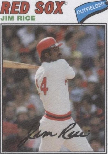 2012 Topps Archives - Jim Rice #77C-JR