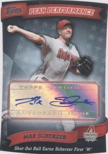 2010 Topps - Max Scherzer #PPA-MSC