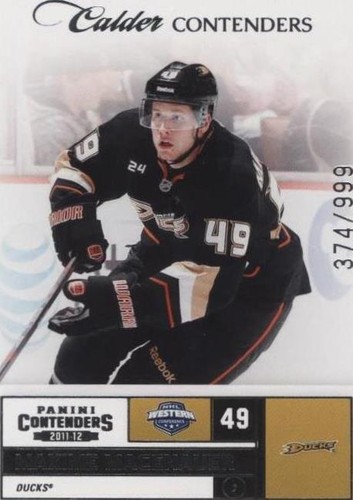 2011-12 Panini Playoff Contenders - Maxime Macenauer #161